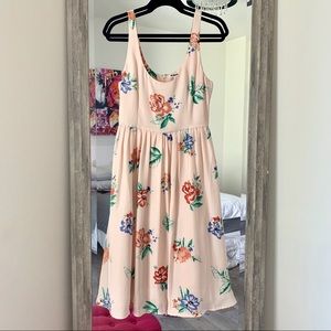 BB Dakota Pink Floral Dress